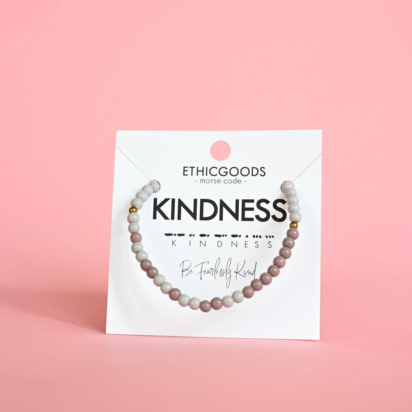 "KINDNESS " Morse Code Bracelet