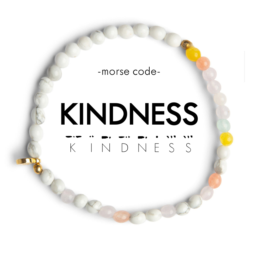 "KINDNESS " Morse Code Bracelet