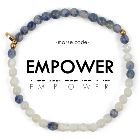 EMPOWER Morse Code Bracelet