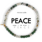 PEACE Morse Code Bracelet