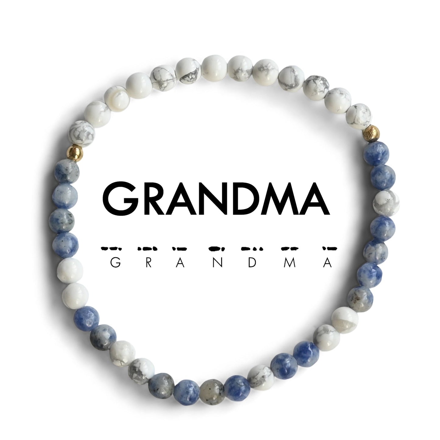 GRANDMA & MINI GRANDDAUGHTER Morse Code Matching Set