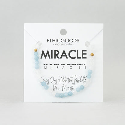 MIRACLE Morse Code Bracelet