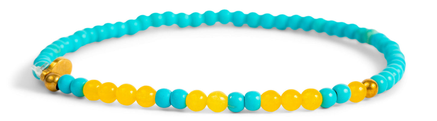 3mm BRAVE Morse Code Bracelet