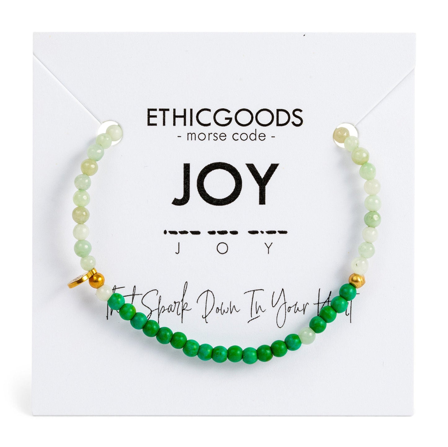 3mm JOY Morse Code Bracelet
