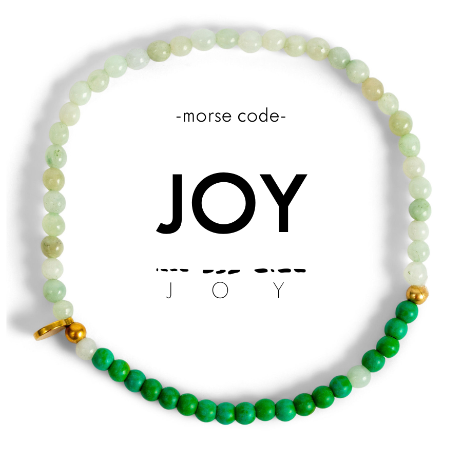 3mm JOY Morse Code Bracelet