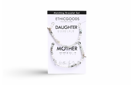 MOTHER & DAUGHTER Morse Code Matching Set