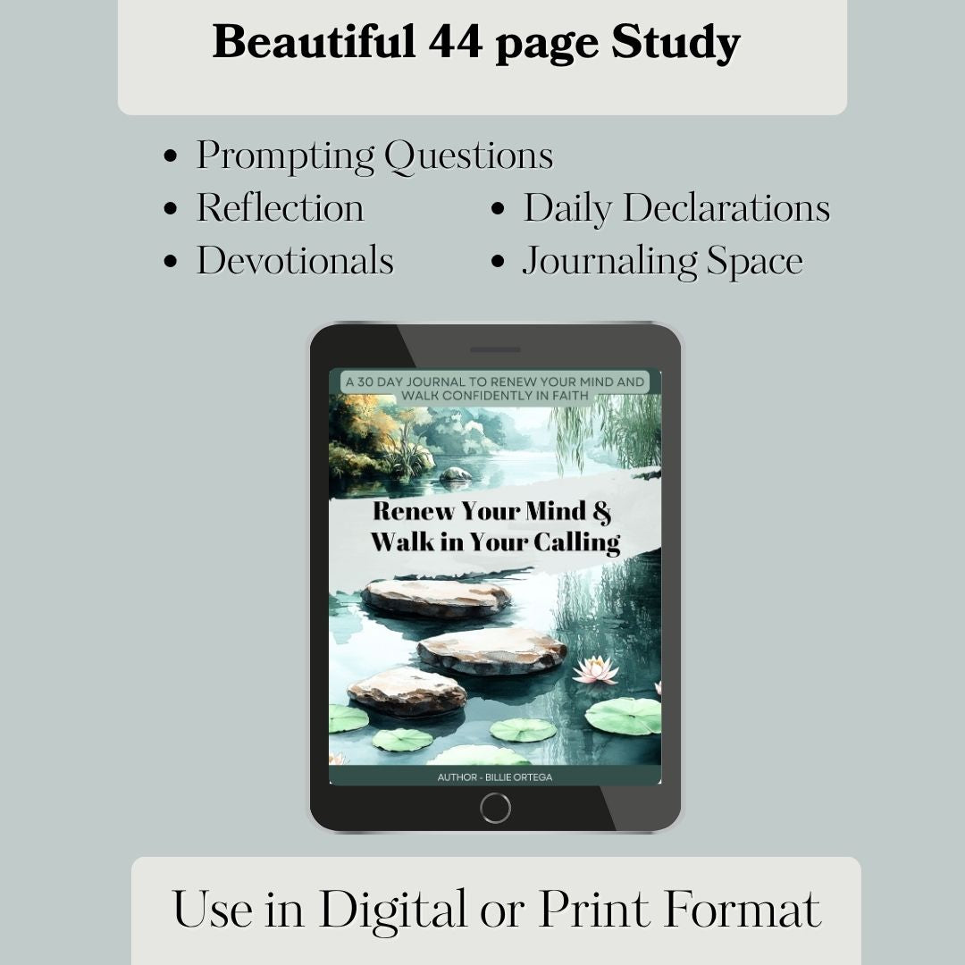 Renew Your Mind: A 30 Day Prompting Journal (Digital)