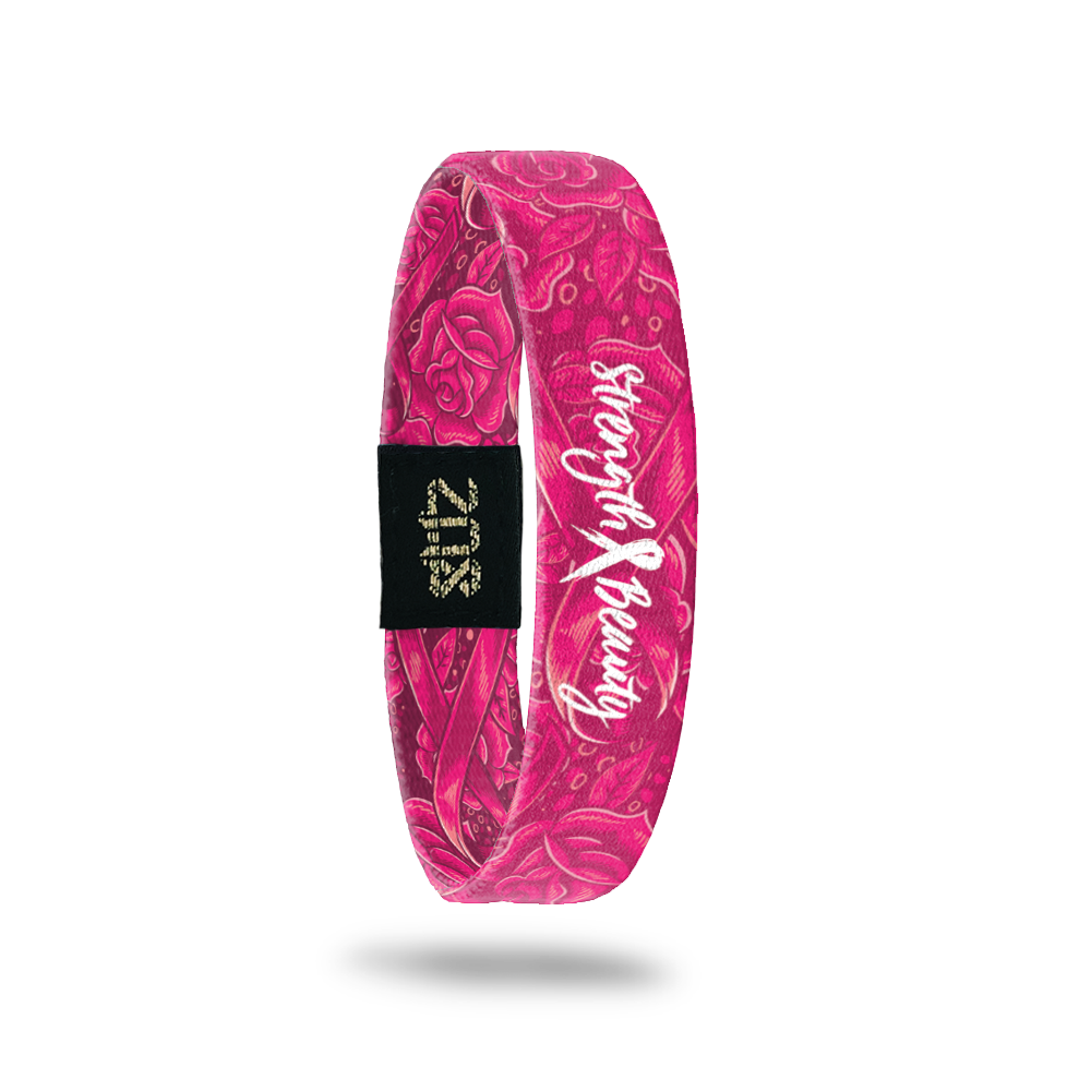 Strength & Beauty Breast Cancer Bracelet by ZOX