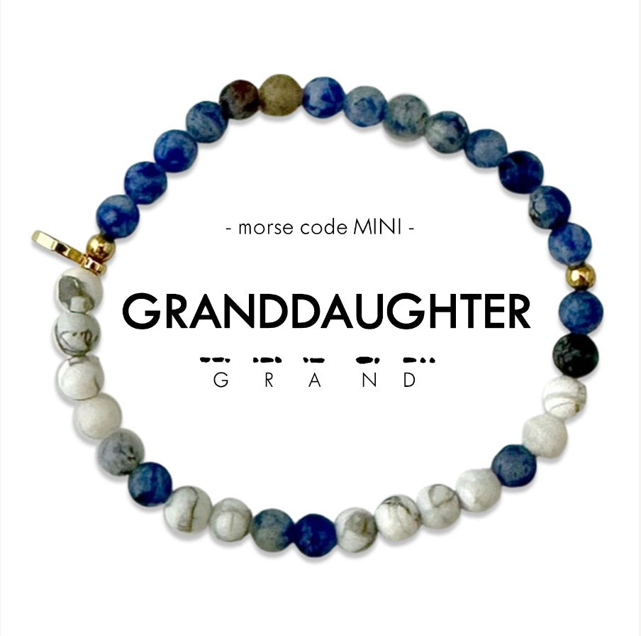GRANDMA & MINI GRANDDAUGHTER Morse Code Matching Set