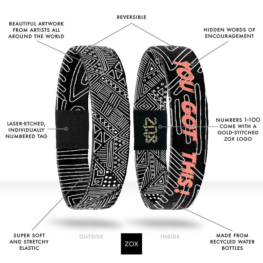 "You Got This" Bracelet by ZOX