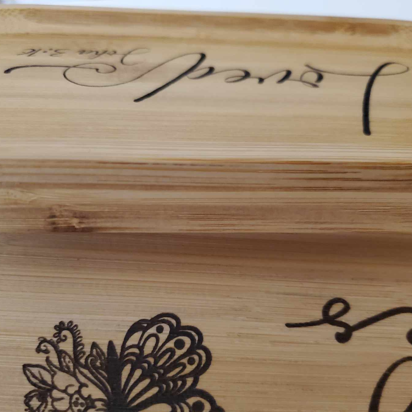 Scripture & Inspirational Bamboo Valet / Jewelry Tray