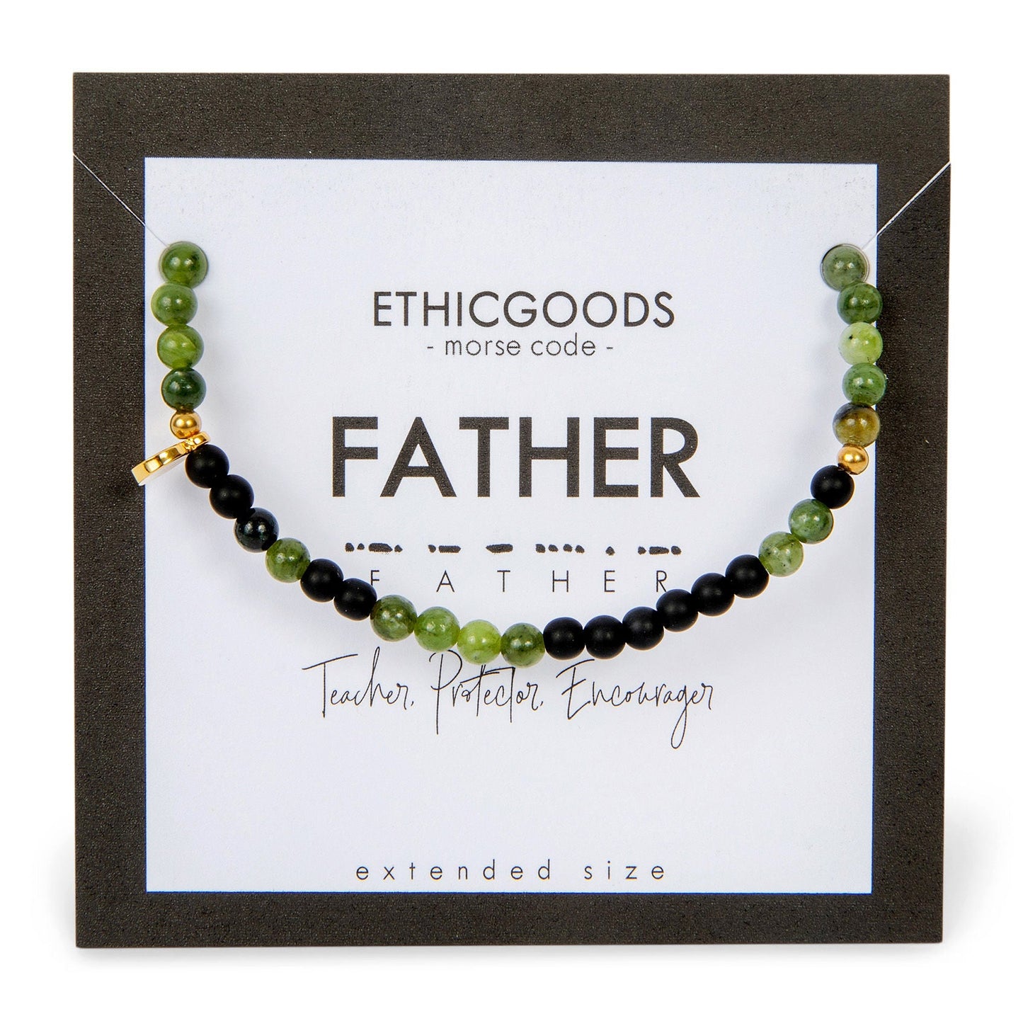 FATHER Men's Morse Code Bracelet