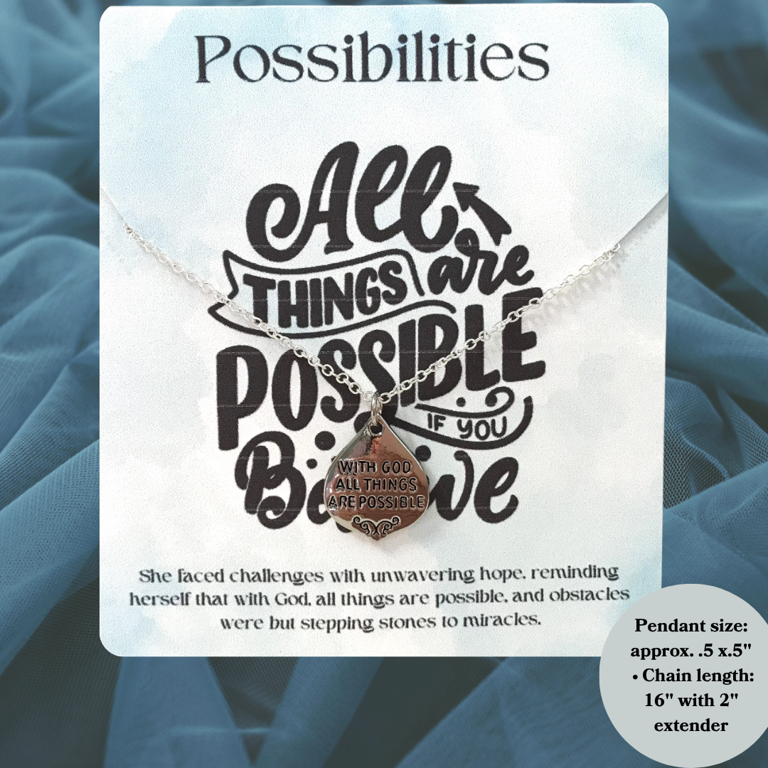 With God all things Pendant
