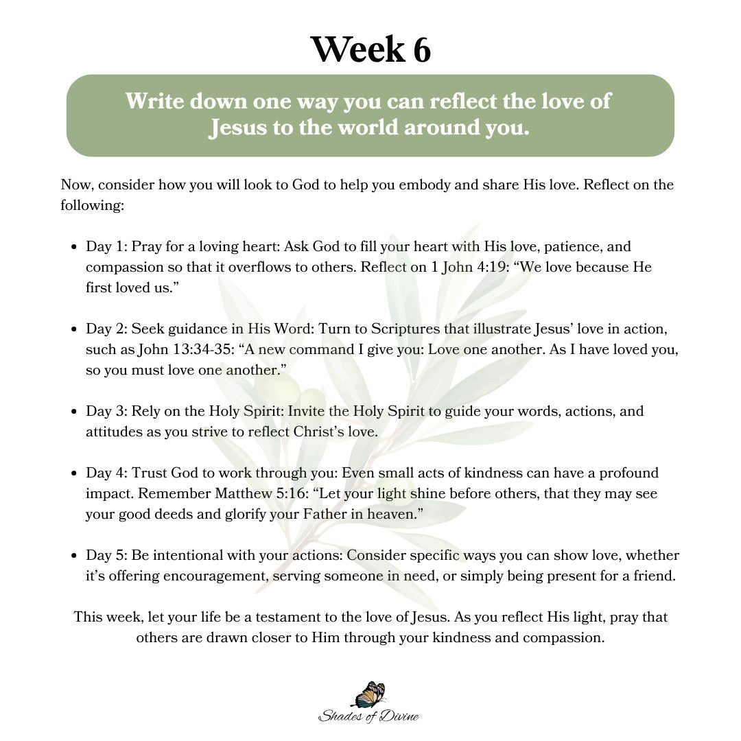 Reflect, Renew & Grow - 6 Week Journal - (FREE download)