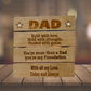 Dad & Stepped-Up Dad Pallet Plaques