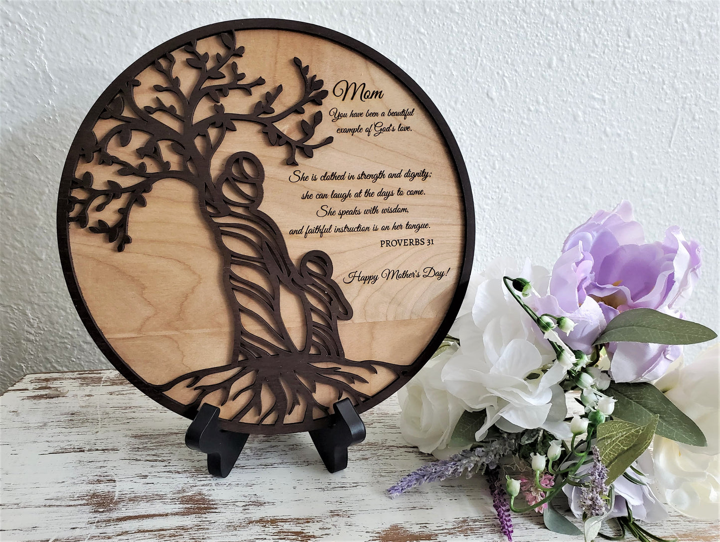 Proverbs 31 Wood Carved Plaque