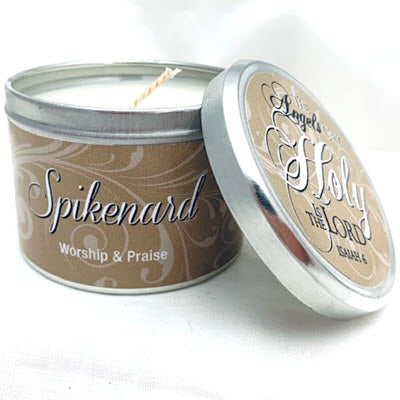 Scripture & Biblical Oil Tin Candle